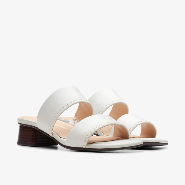 Serina 35 Mule Off White Leather