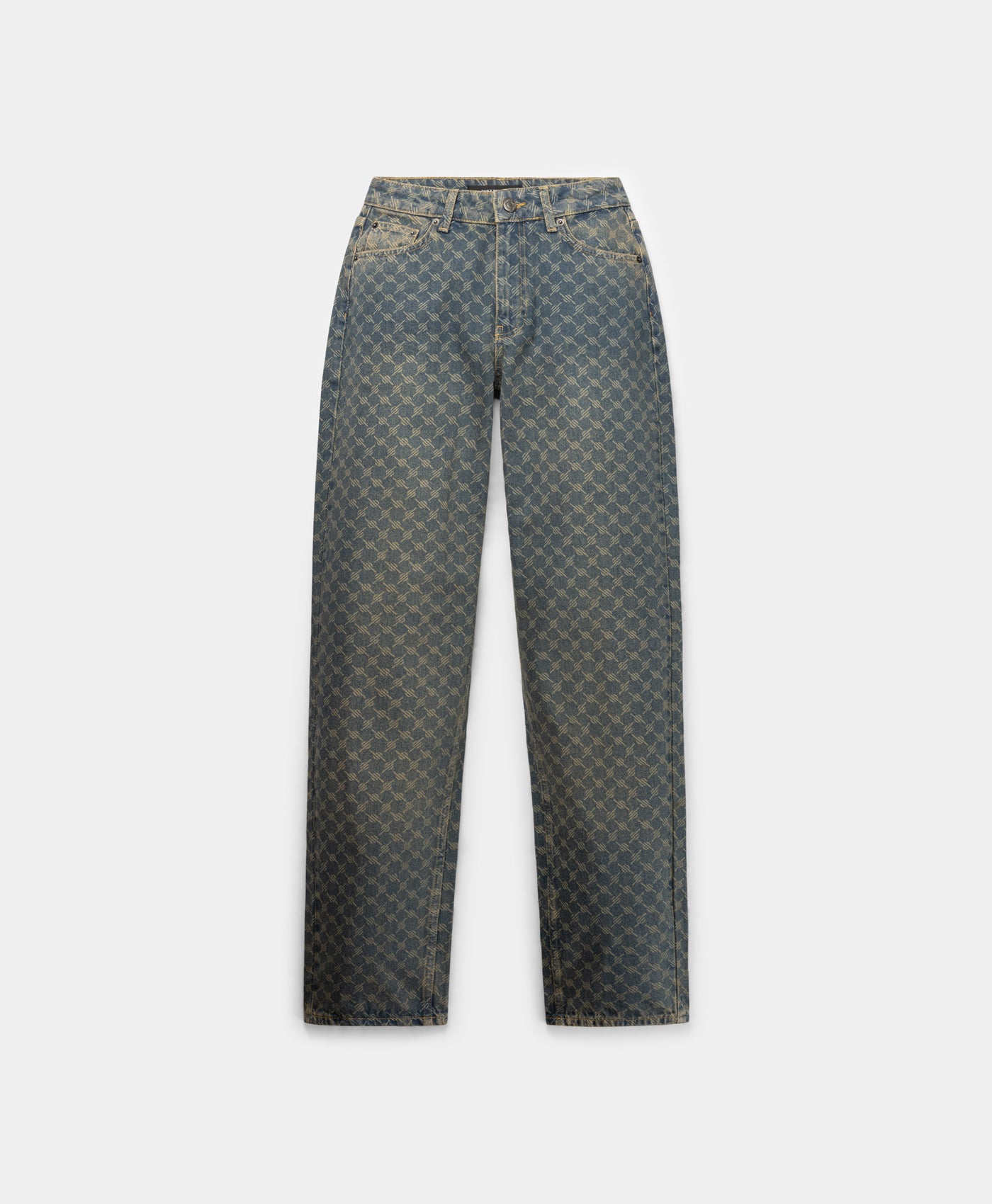 Image of Sand Blue Avery Monogram Jeans