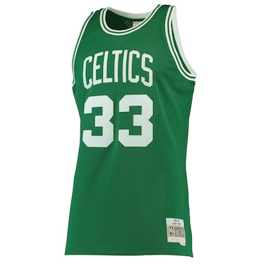  Mitchell & Ness Larry Bird Kelly Green  Hardwood Classics Swingman Jersey