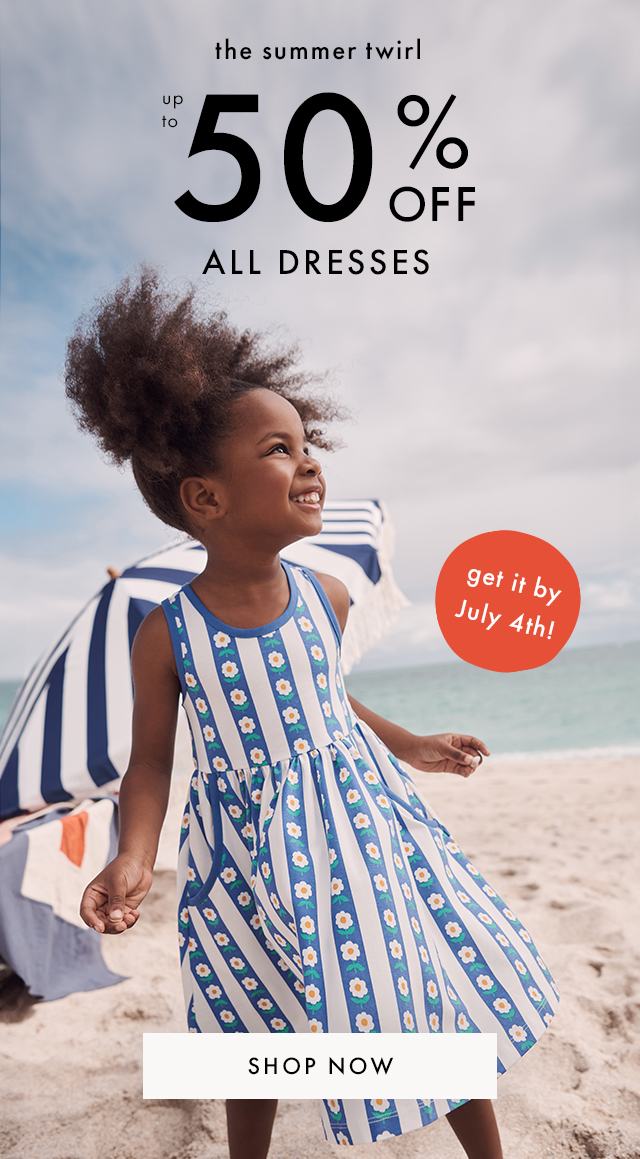 the summer twirl | up to 50% OFF ALL DRESSES | get it by July 4th! | SHOP NOW