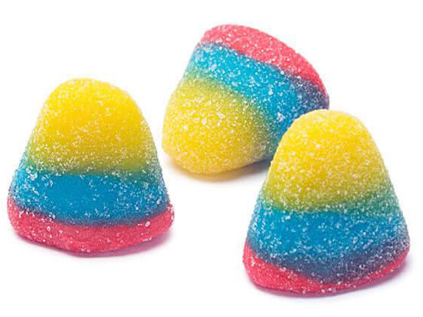 134319 - Pufflettes Gummy Bites - Tropical Rainbow: 1KG Bag