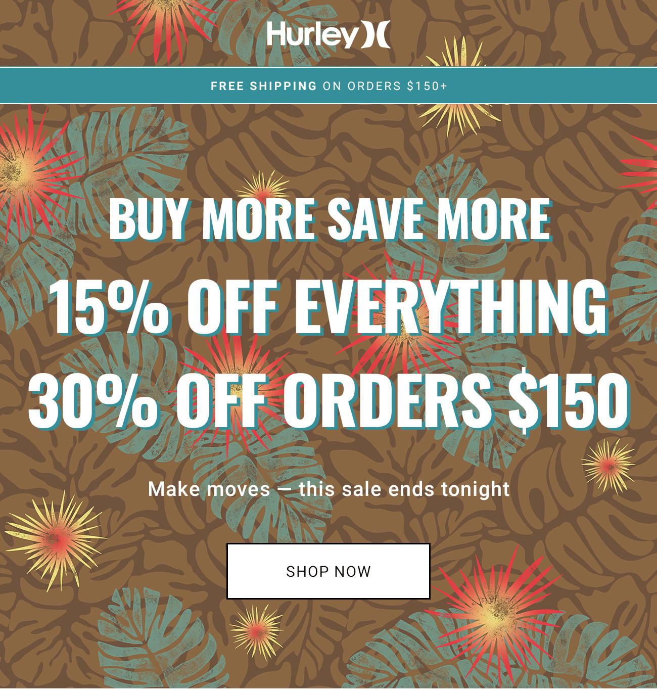 Hurley - Buy More Save More | Shop Now