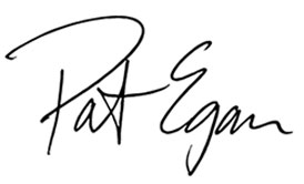 Pat Egan signature