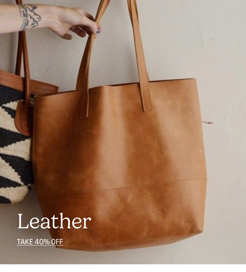 Shop 40% off Leather