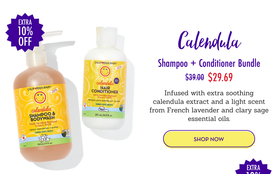 Calendula Shampoo + Conditioner Bundle