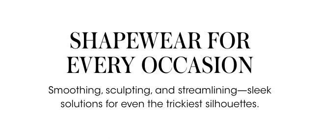 shapewear for every occasion