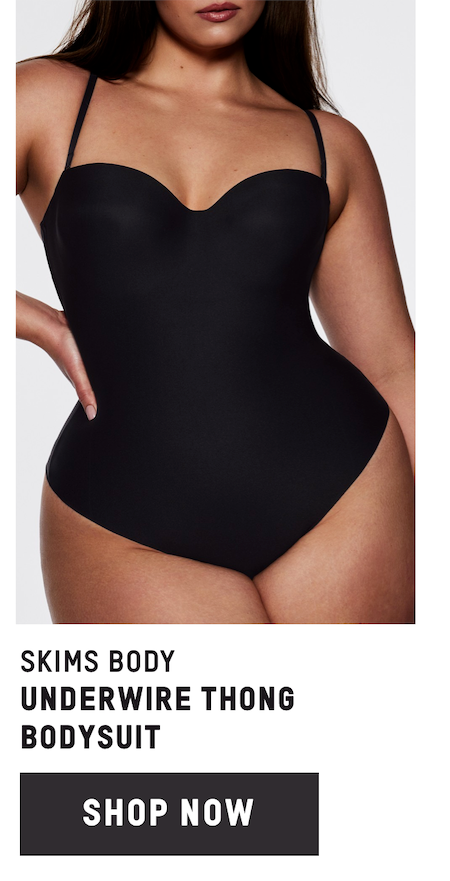 SKIMS BODY UNDERWIRE THONG BODYSUIT