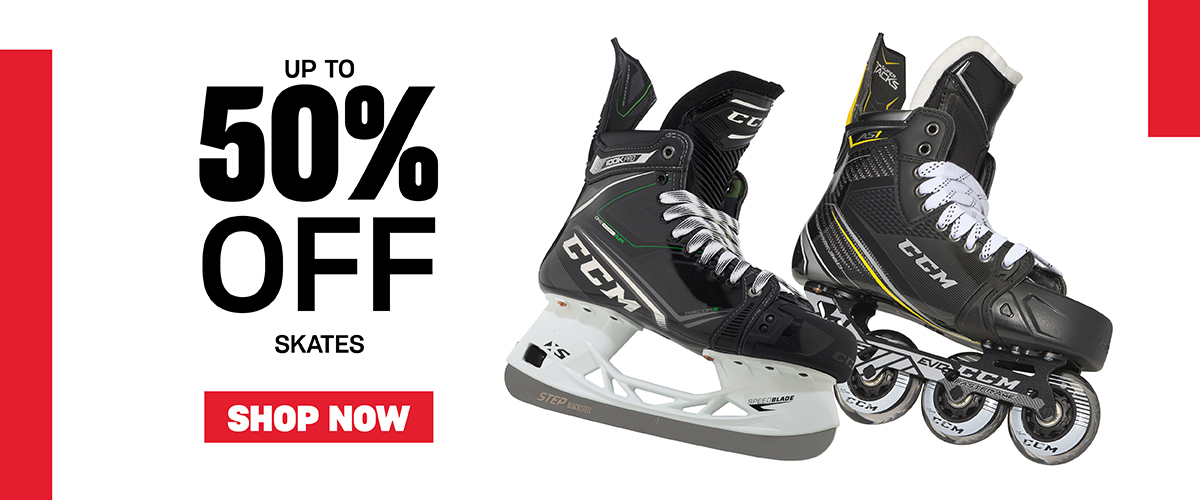 Up to 50% off skates