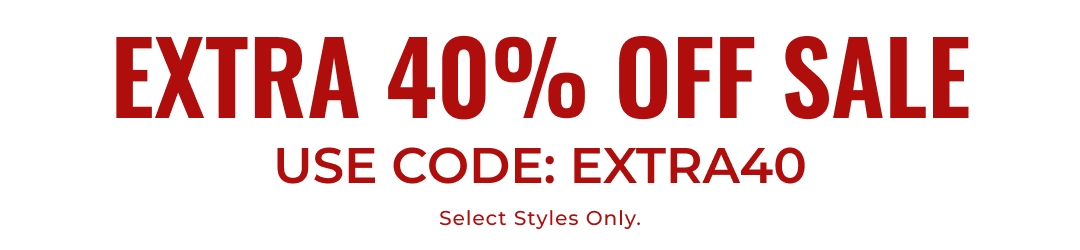 Extra 40% Off Sale / Use Code: EXTRA40 / Select Styles Only.