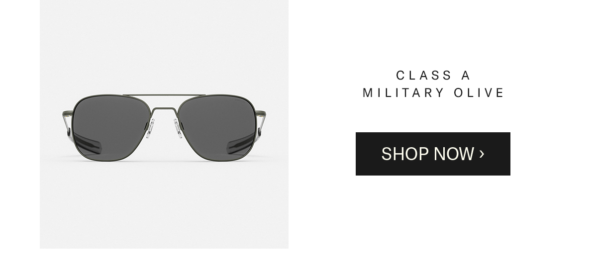 CLASS A AVIATOR - MILITARY OLIVE & AMERICAN GRAY