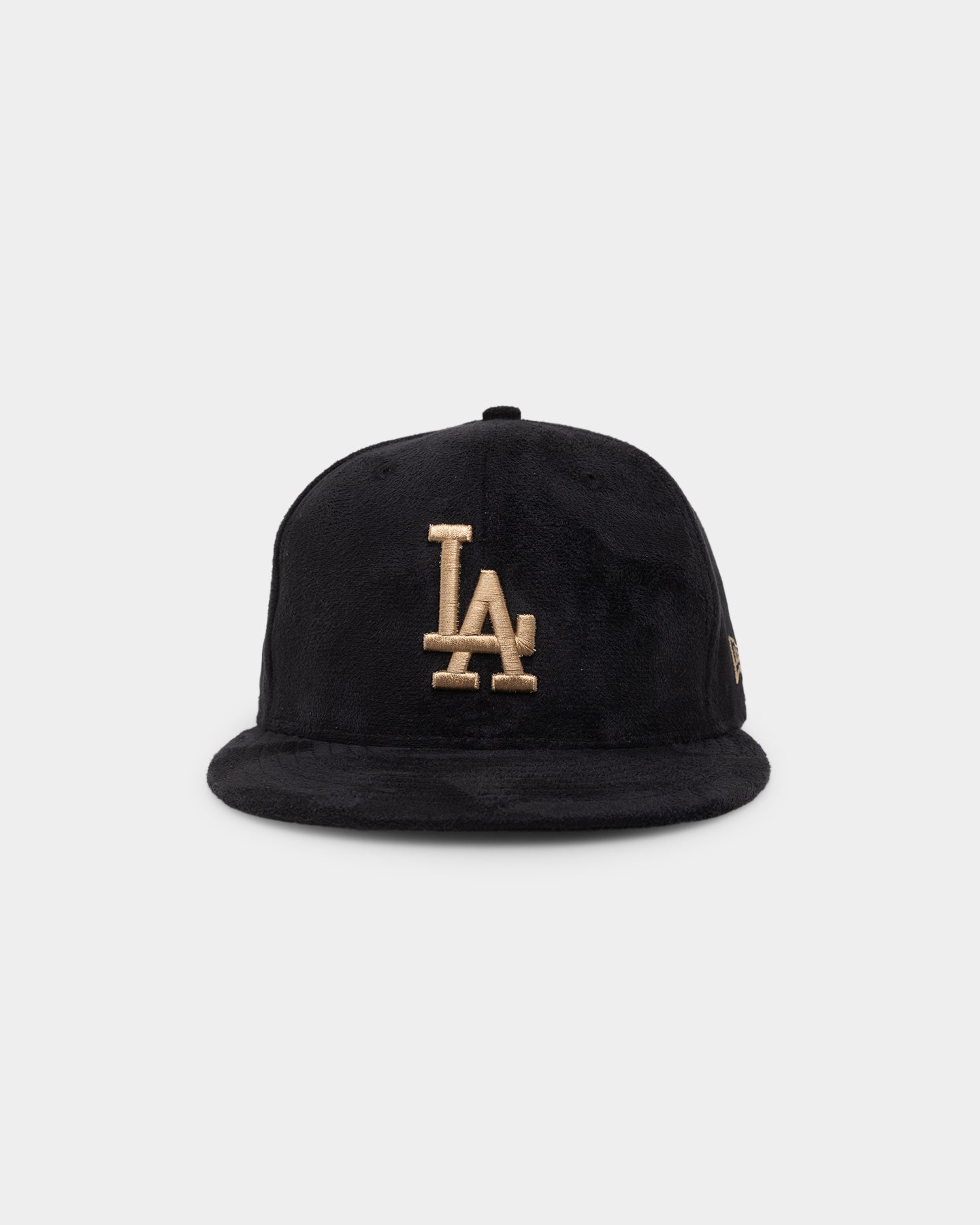 Image of New Era Los Angeles Dodgers 'Black Tan Suede' 59FIFTY Fitted Black/Tan