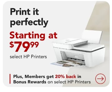 PROMO HP Printers starting at $79.99