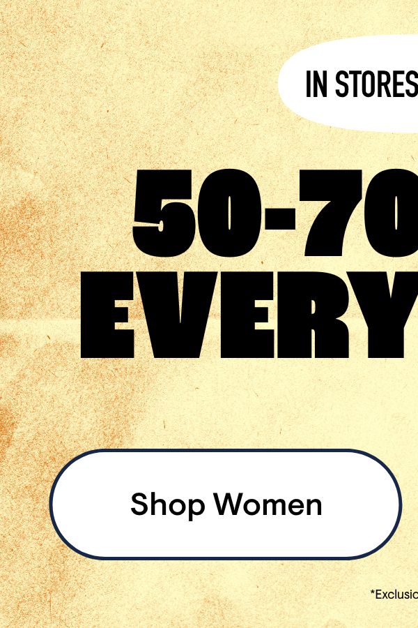 50-70% Off Everything Shop Women