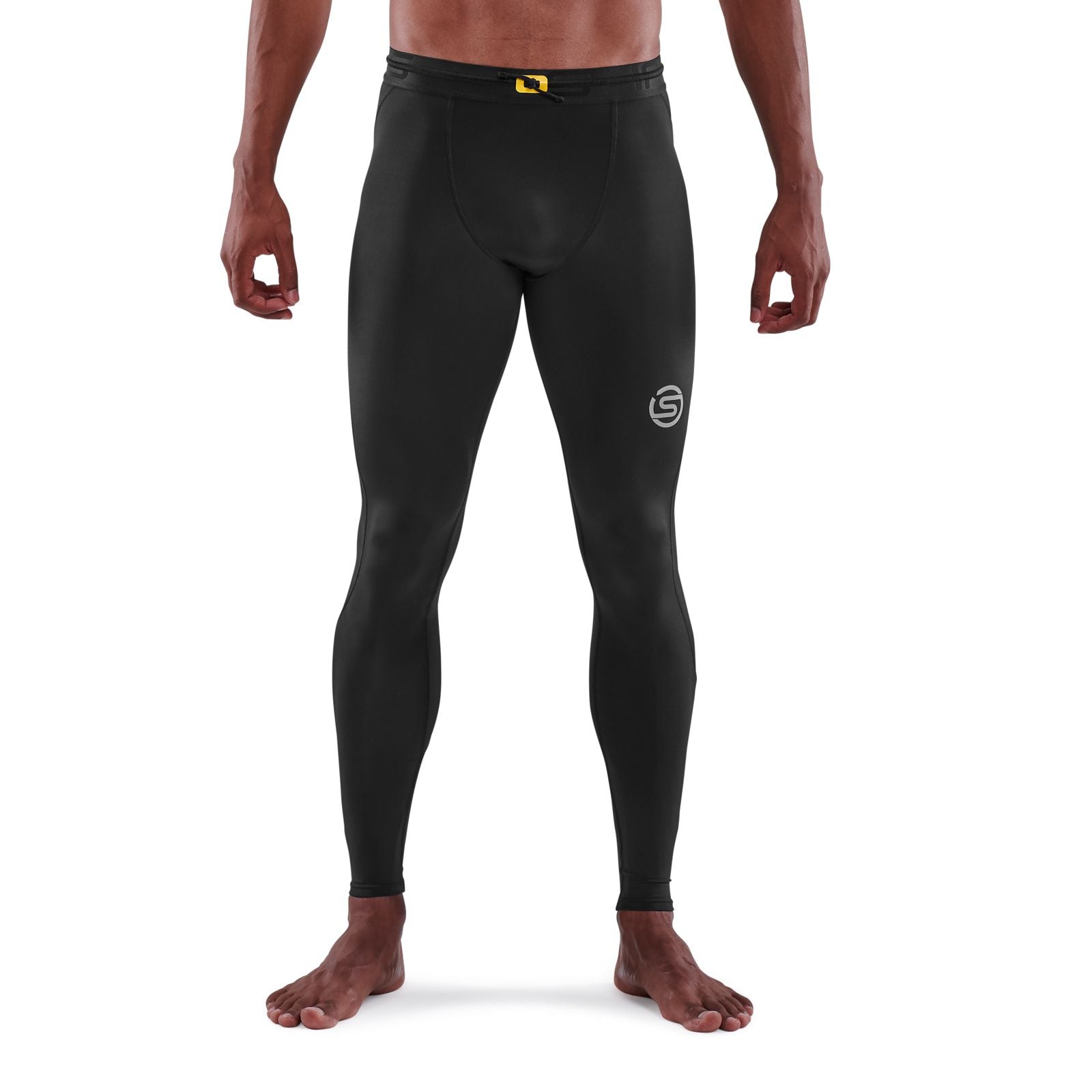 Image of SKINS SERIES-3 MEN'S TRAVEL AND RECOVERY LONG TIGHTS BLACK