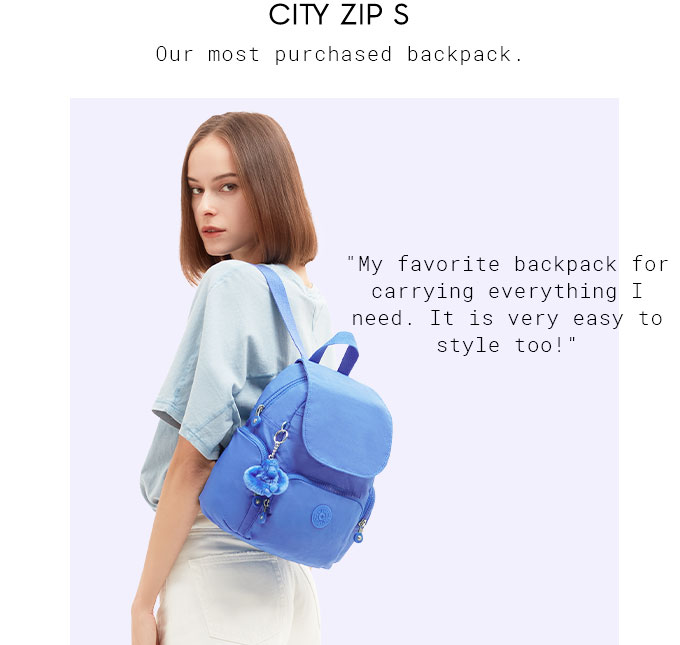 City Zip S - Our most purchased backpack.