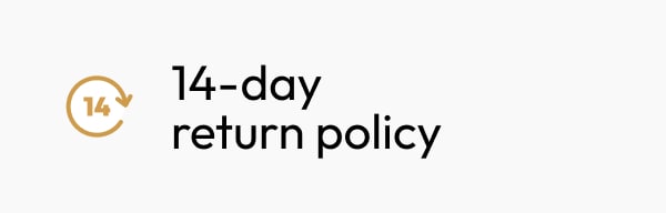 14-day return policy