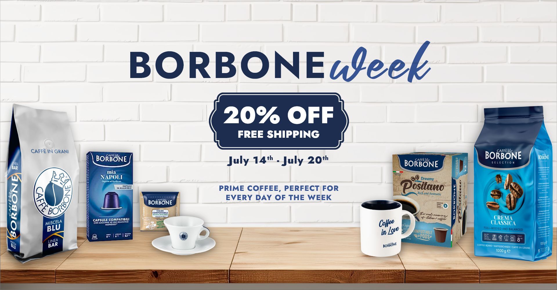 Summer Savings at Caffe Borbone America