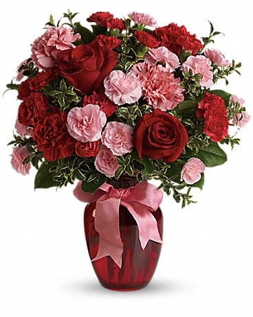 Dance with Me Bouquet with Red Roses