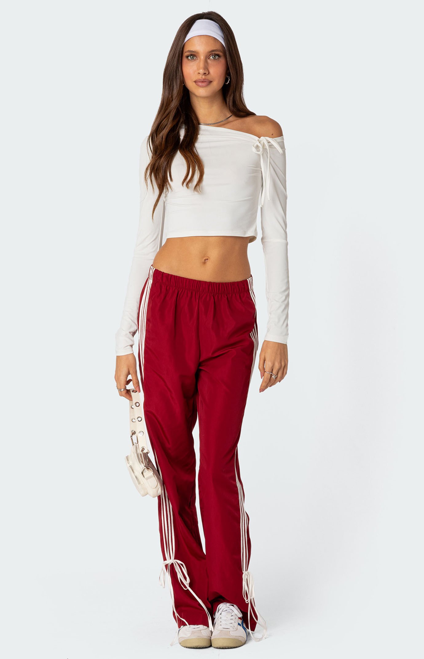 Image: Remy Bow Ribbon Track Pants