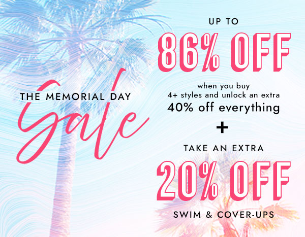 THE MEMORIAL DAY Sale