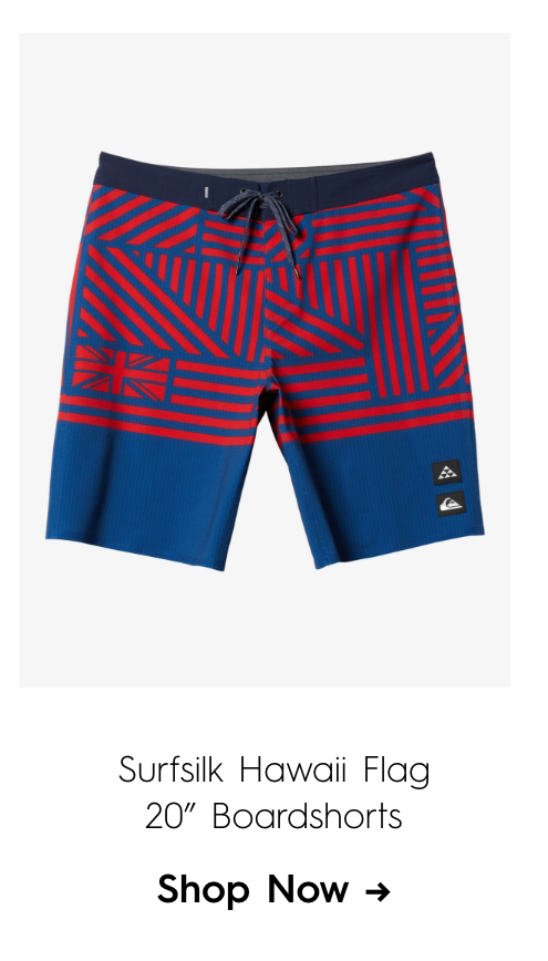 Surfsilk Hawaii Flag 20" Boardshorts