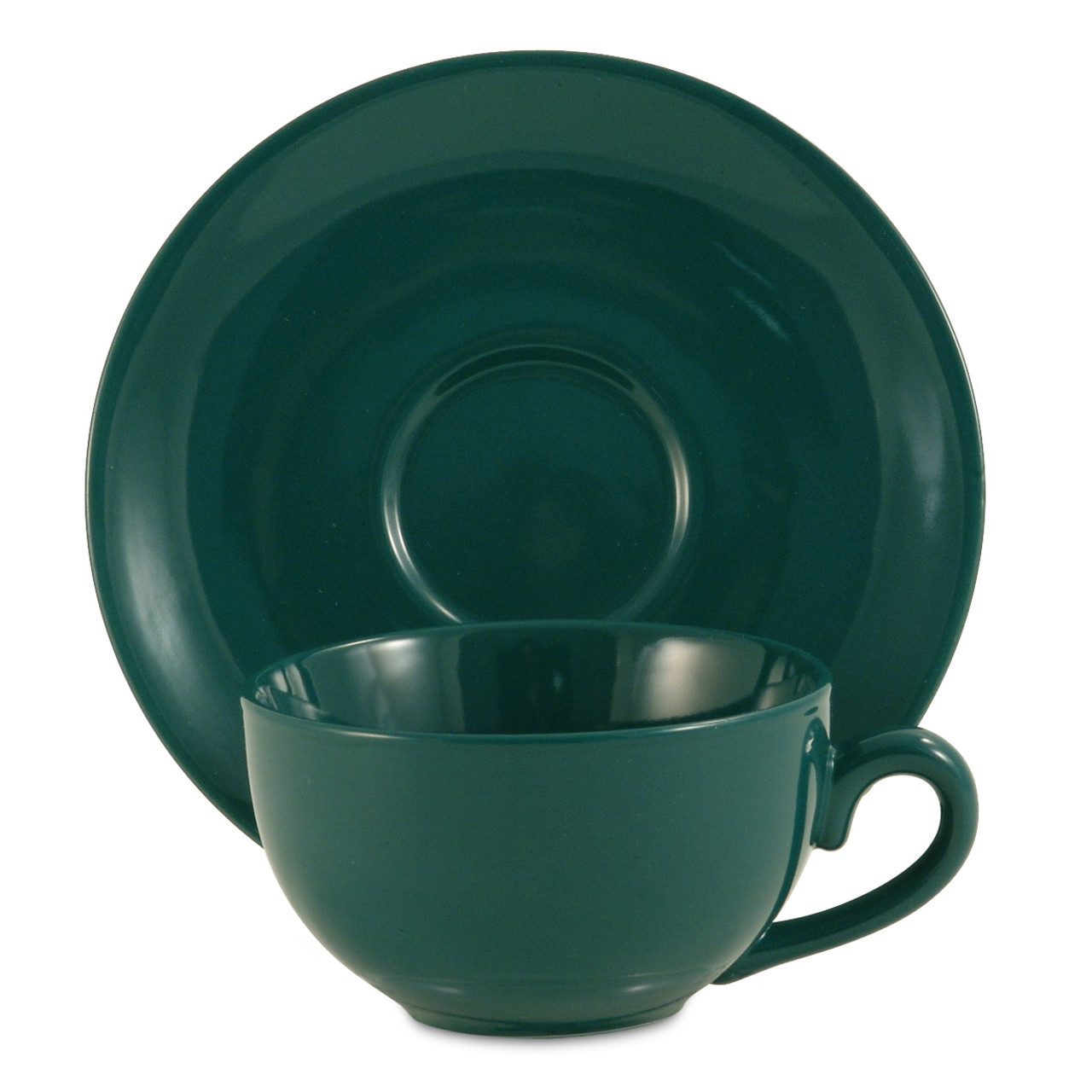 Image of Amsterdam Tea Cup & Saucer - Green