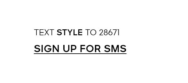 Sign up for SMS