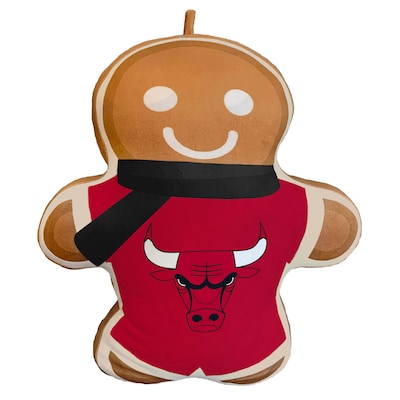 Chicago Bulls Gingerbread Holiday Plushlete