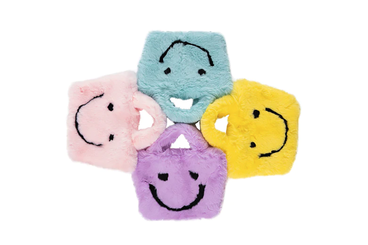 Smiley Fuzzy </br> Purse