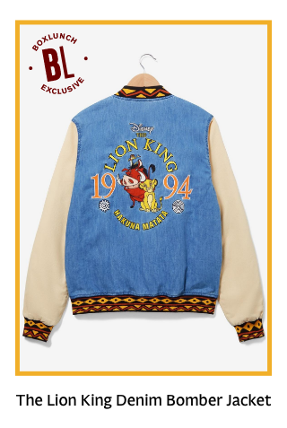 The Lion King Denim Bomber Jacket