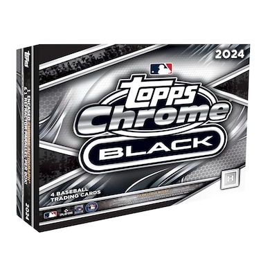 2024 Topps Chrome Black Baseball Factory Sealed Hobby Box