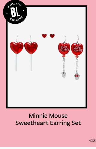 Minnie Mouse Sweetheart Earring Set