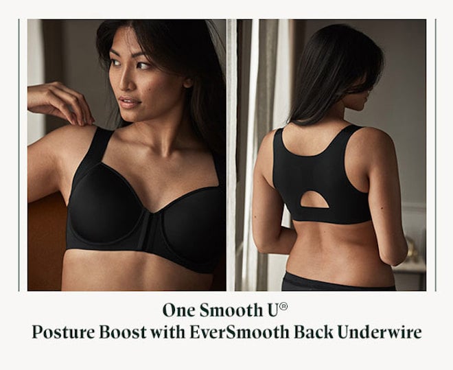 One Smooth U Posture Boost With EverSmooth Back Underwire Bra