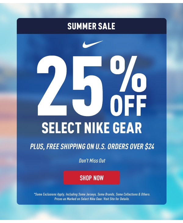 This Won't Last Forever! 25% Off Nike Styles, Ends Today!