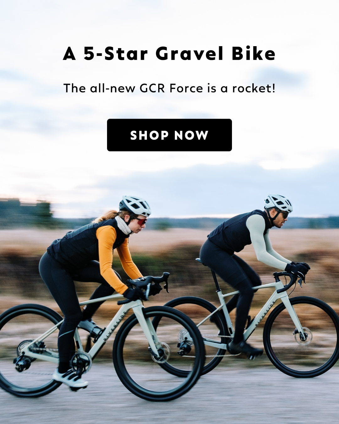 A 5-Star Gravel Bike. The all-new GCR Force is a rocket!