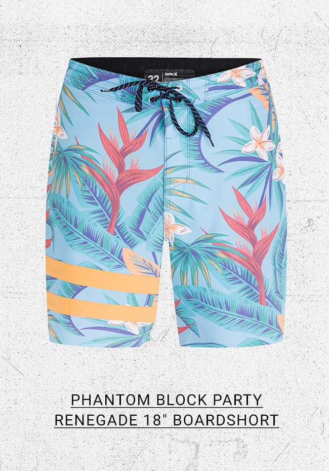 Phantom Block Party Renegade 18'' Boardshort