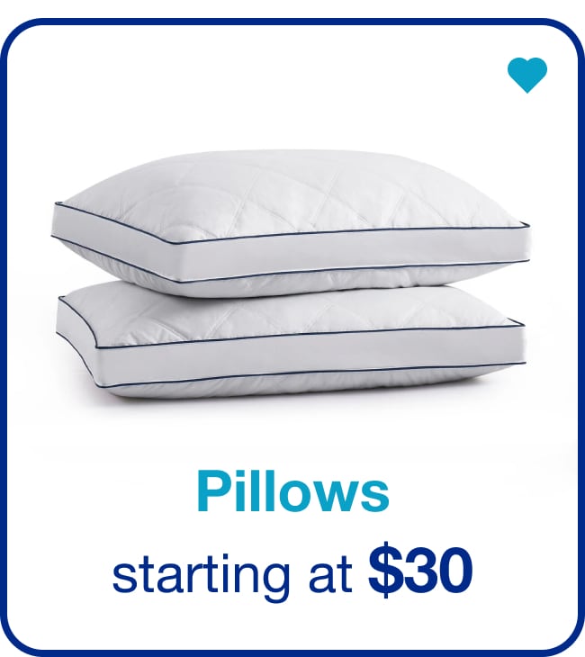 Pillows Starting at $30 â€” Shop Now!