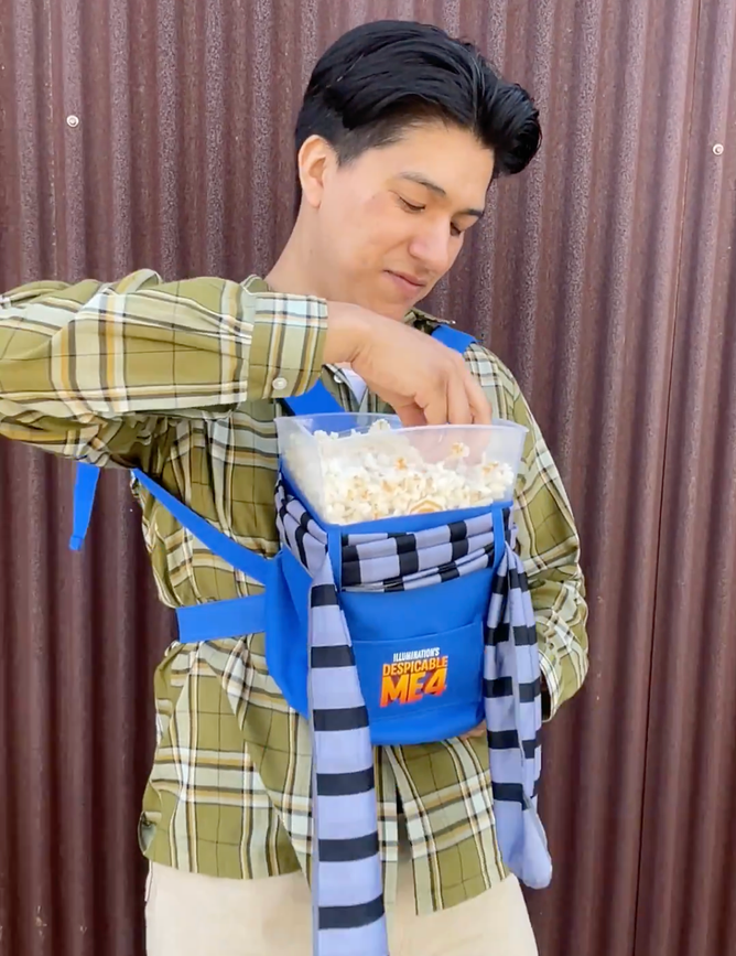 Despicable Me 4 popcorn carrier