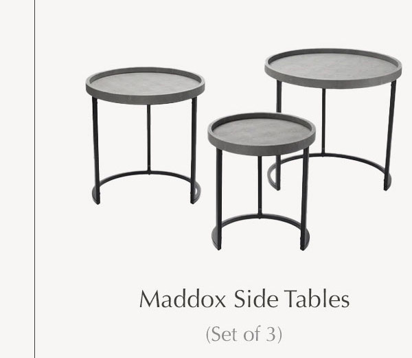 Maddox Side Tables (Set of 3)