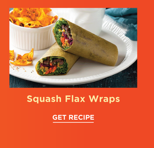 Squash Flax Wraps