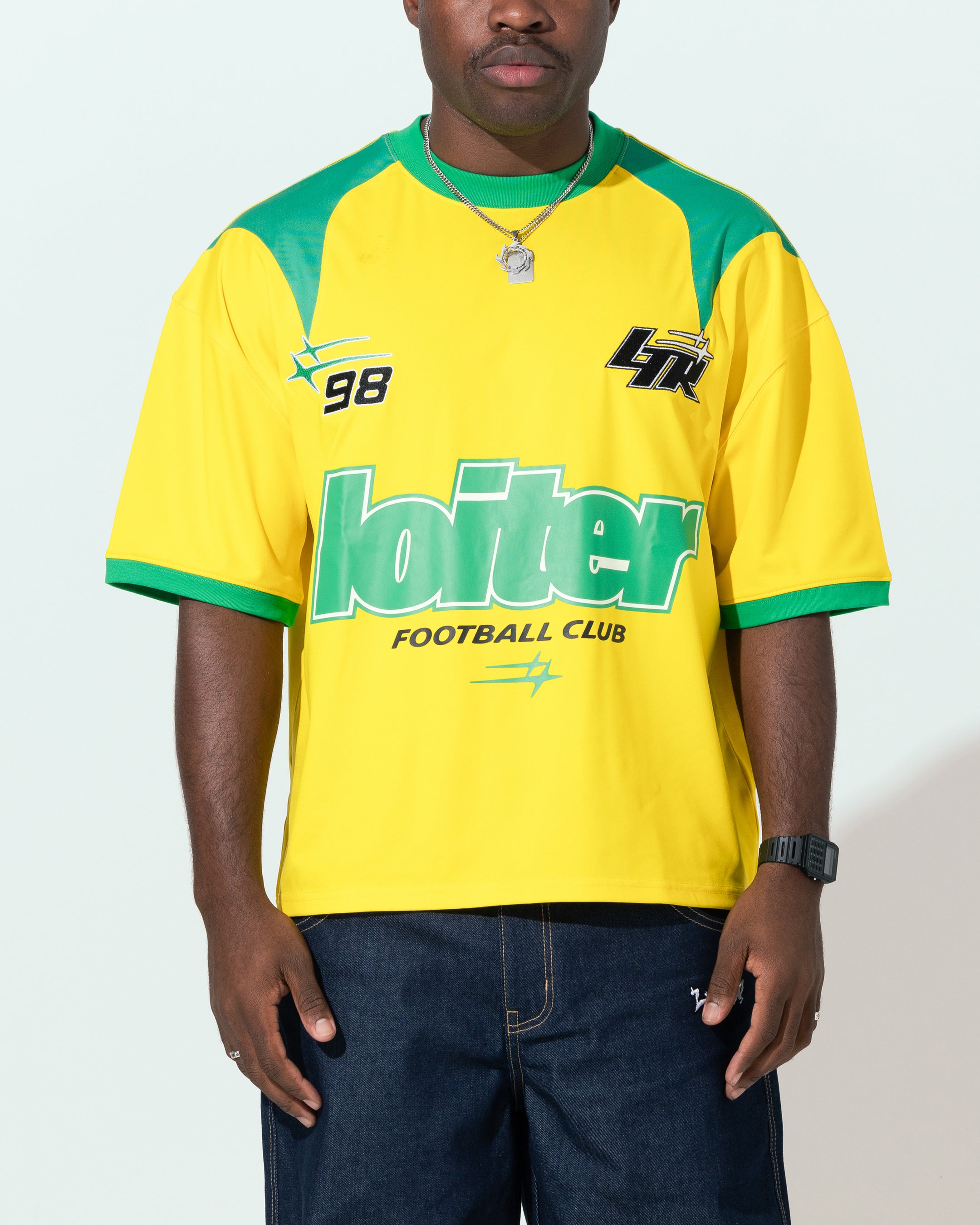 Image of Loiter Tournament Jersey Yellow/Green