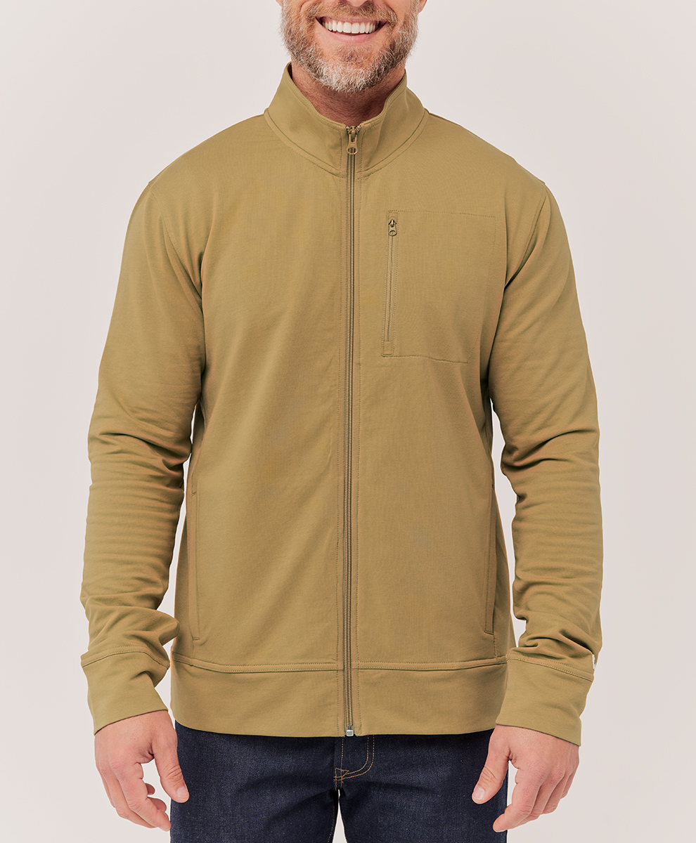 Image of Men's Stretch French Terry Track Jacket