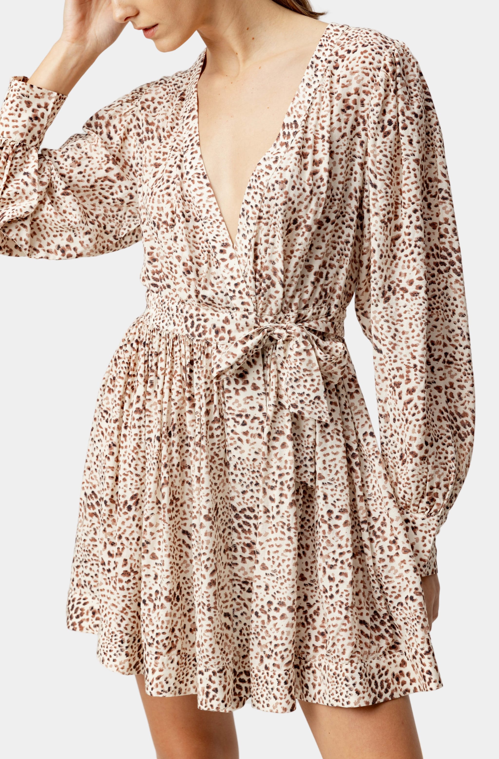 Image of Leopard Print Flora Dress