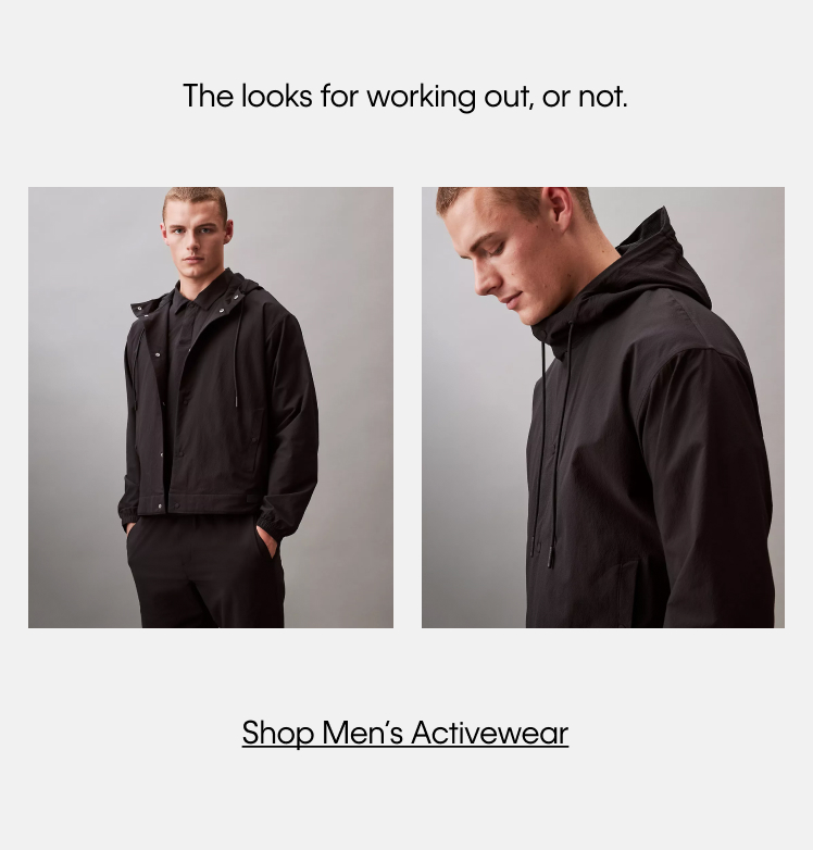 The looks for working out, or not. Shop Men's Activewear