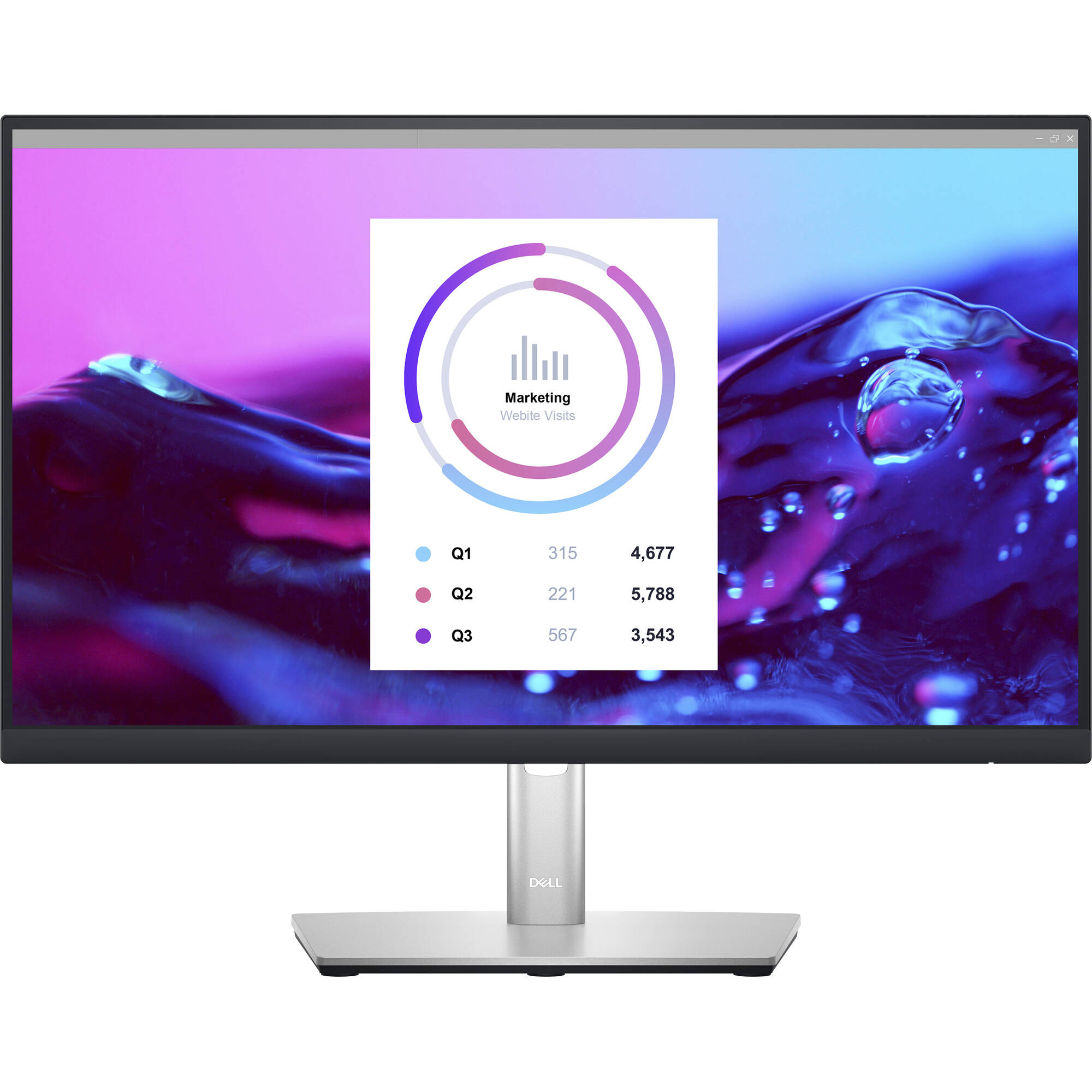 Image of Dell 22" Full HD WLED LCD Monitor - Certified Refurbished