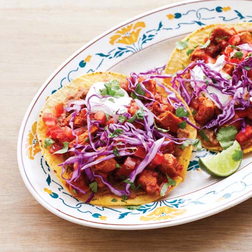 Chicken Tostadas