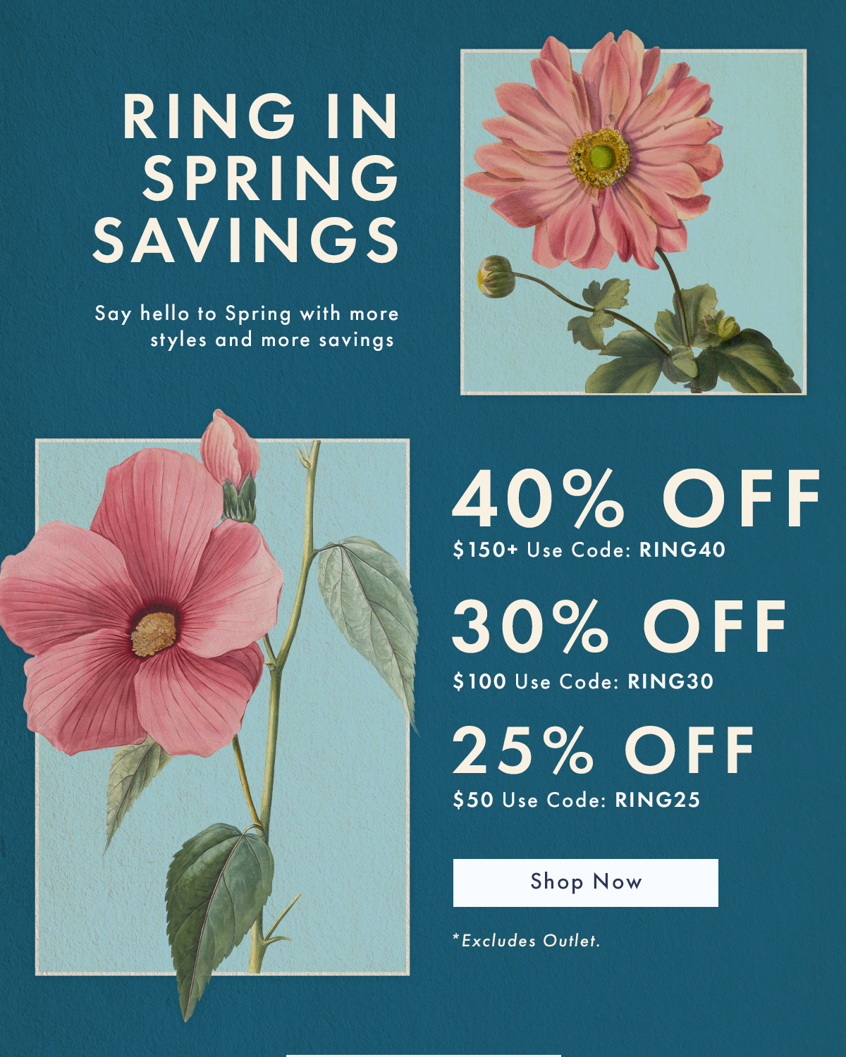 Ring in Spring Savings | Shop Now