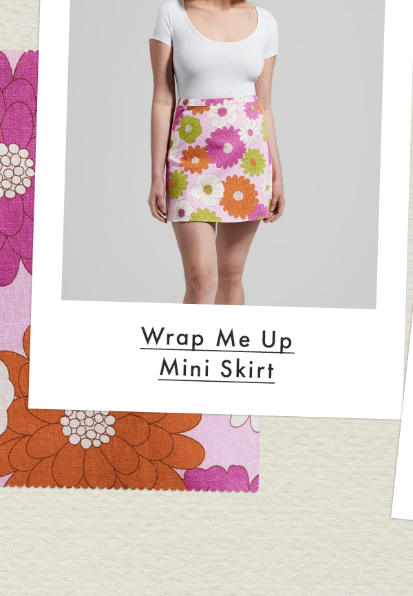 Wrap Me Up Mini Skirt