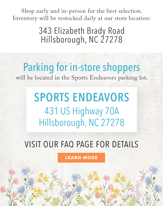 Sports Endeavors 431 US Highway 70A Hillsborough, NC 27278. Visit our FAQ page for details. Learn more