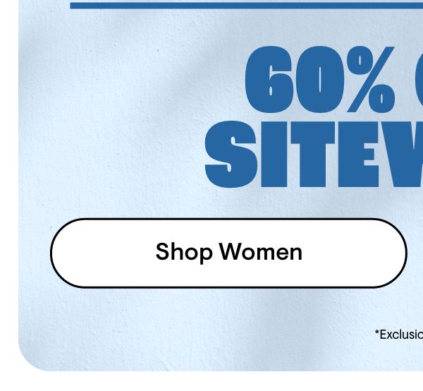 60% off Sitewide Shop Women